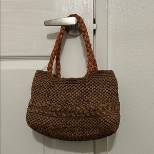 Rouje raffia basket bag